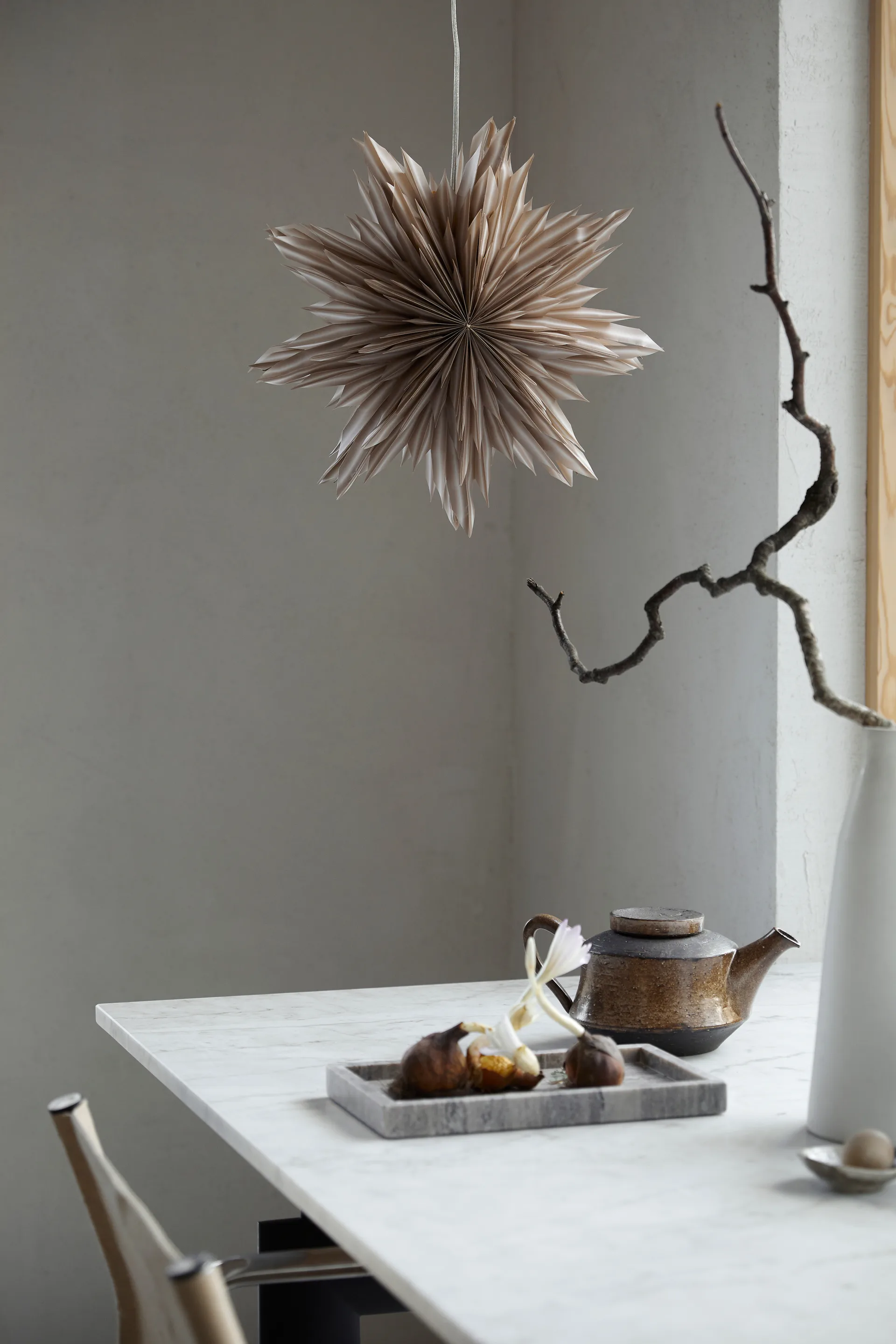 Estrella de Adviento Helena Ø44 cm, Beige Watt & Veke