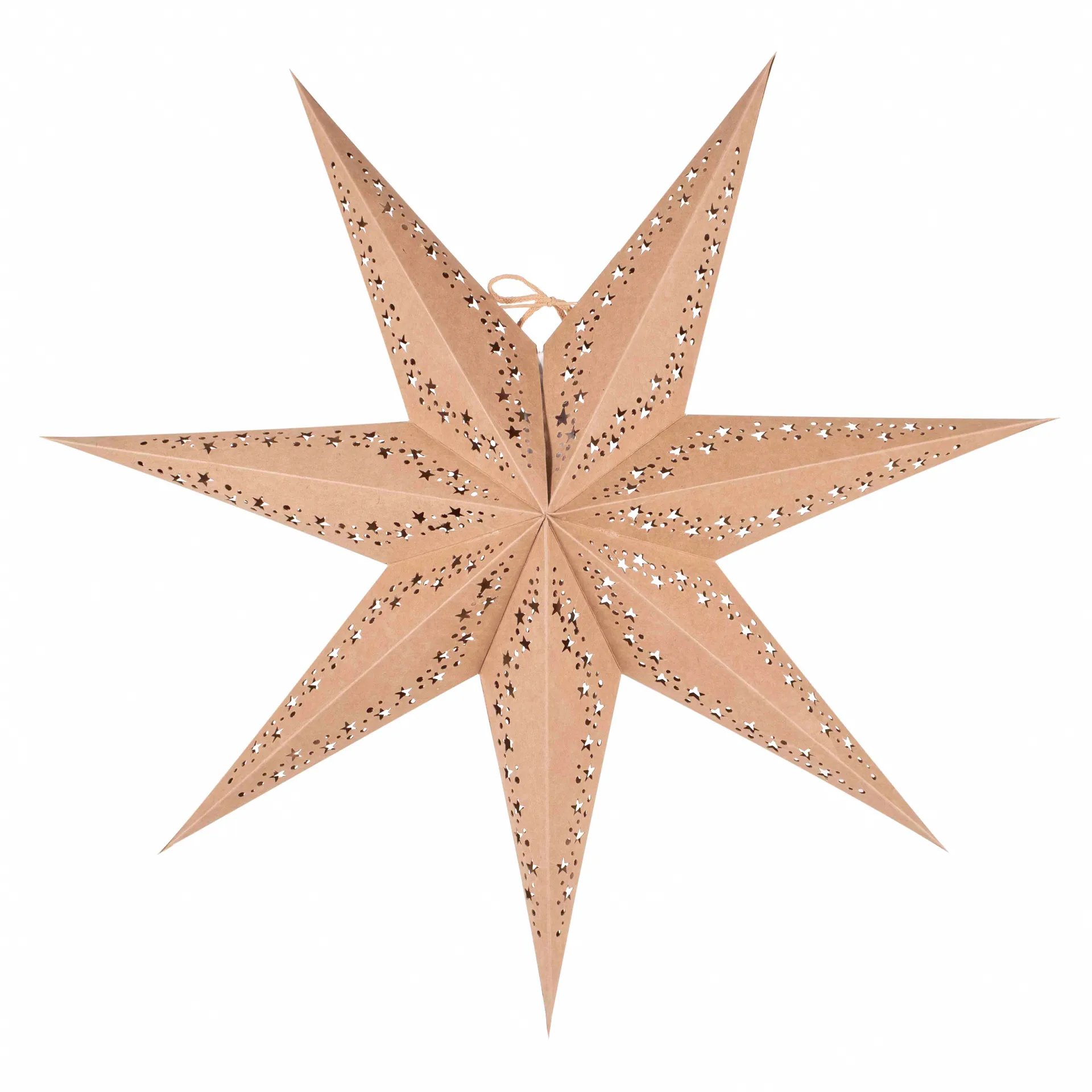 Estrella de Adviento inviernogatan 60 cm, Natural Watt & Veke