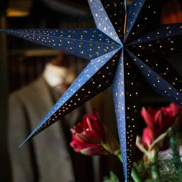 Estrella de Adviento Isadora Slim - azul - Watt & Veke