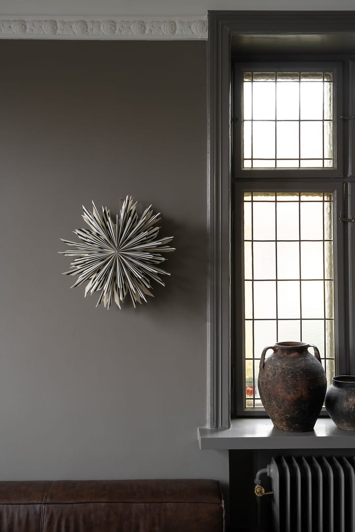 Estrella de adviento Leah Ø50 cm, negro-blanco Watt & Veke