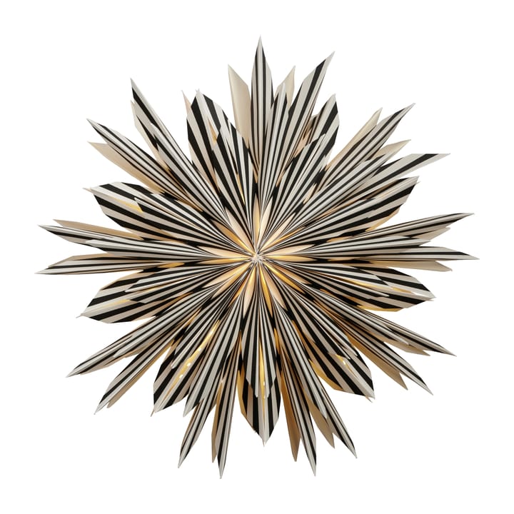 Estrella de adviento Leah Ø50 cm, negro-blanco Watt & Veke