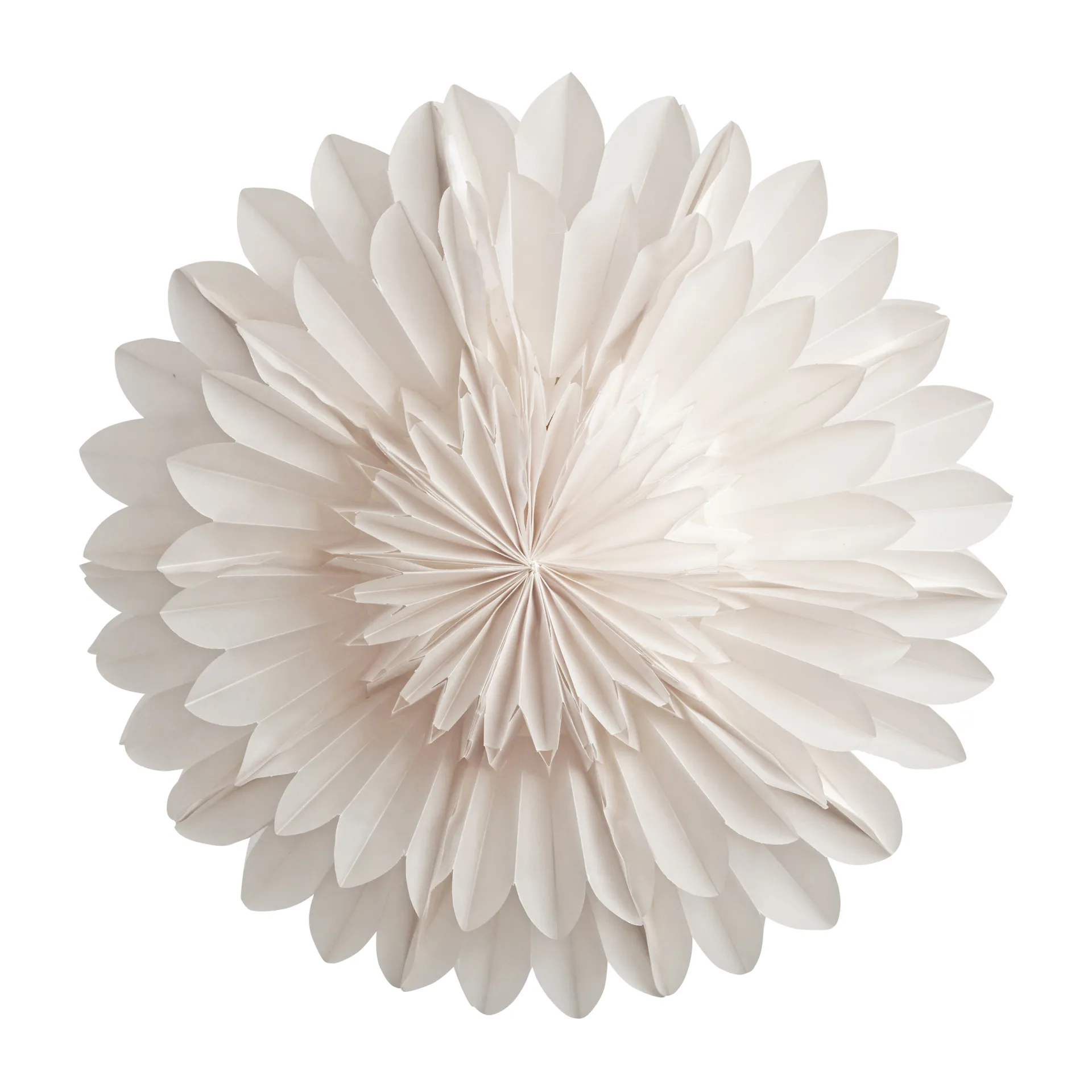 Estrella de adviento Lotus Ø44 cm, blanco Watt & Veke