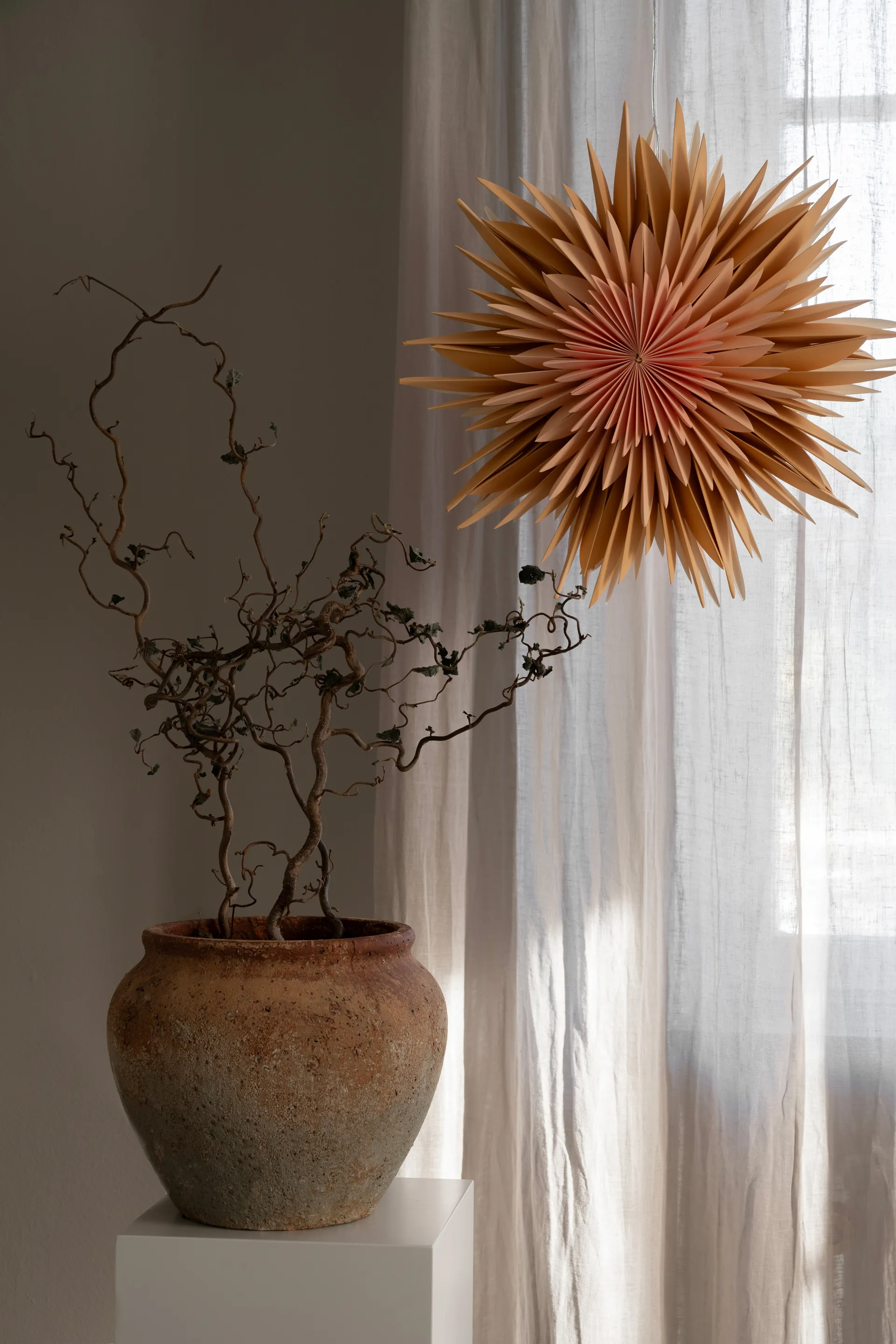 Estrella de Adviento Maja Ø50 cm, Orange Watt & Veke