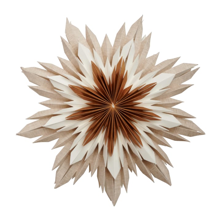 Estrella de adviento Marta Ø60 cm - blanco-marrón - Watt & Veke