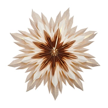 Estrella de adviento Marta Ø60 cm - blanco-marrón - Watt & Veke