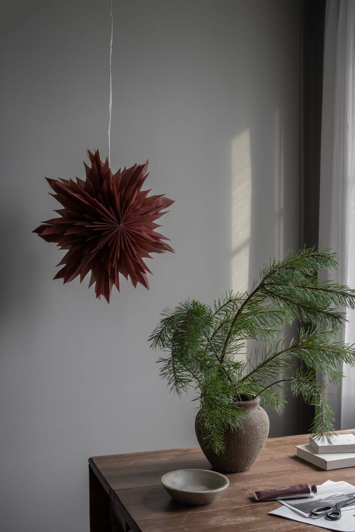 Estrella de Adviento Oslo Ø44 cm, Red ochre Watt & Veke