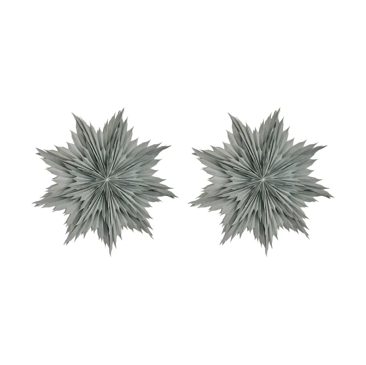 Estrella de Adviento Oslo Ø80 cm paquete de 2 - Gris - Watt & Veke
