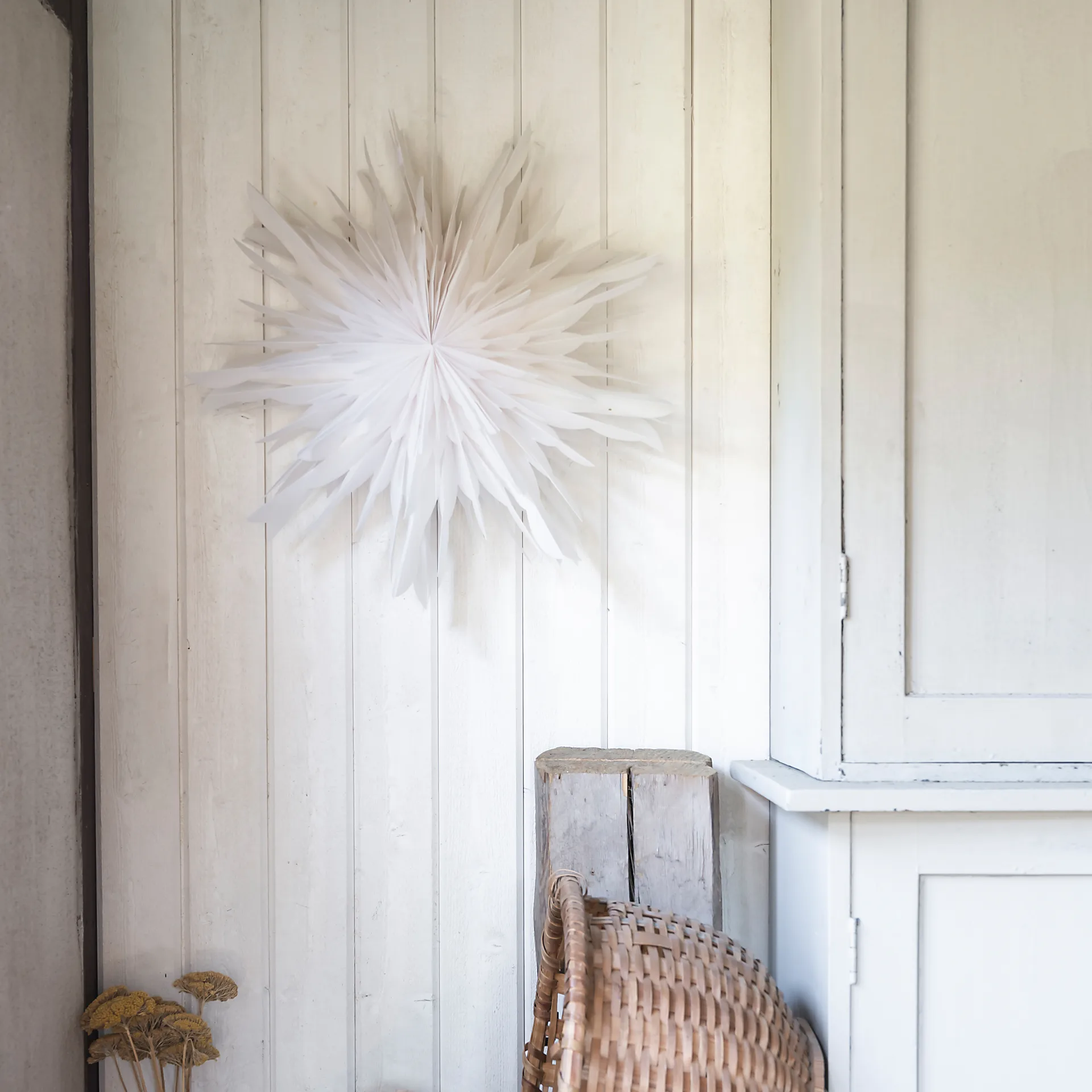 Estrella de Adviento Reykjavik 60 cm, blanco Watt & Veke