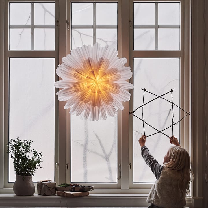 Estrella de Adviento Snöblomma, 68 cm Watt & Veke