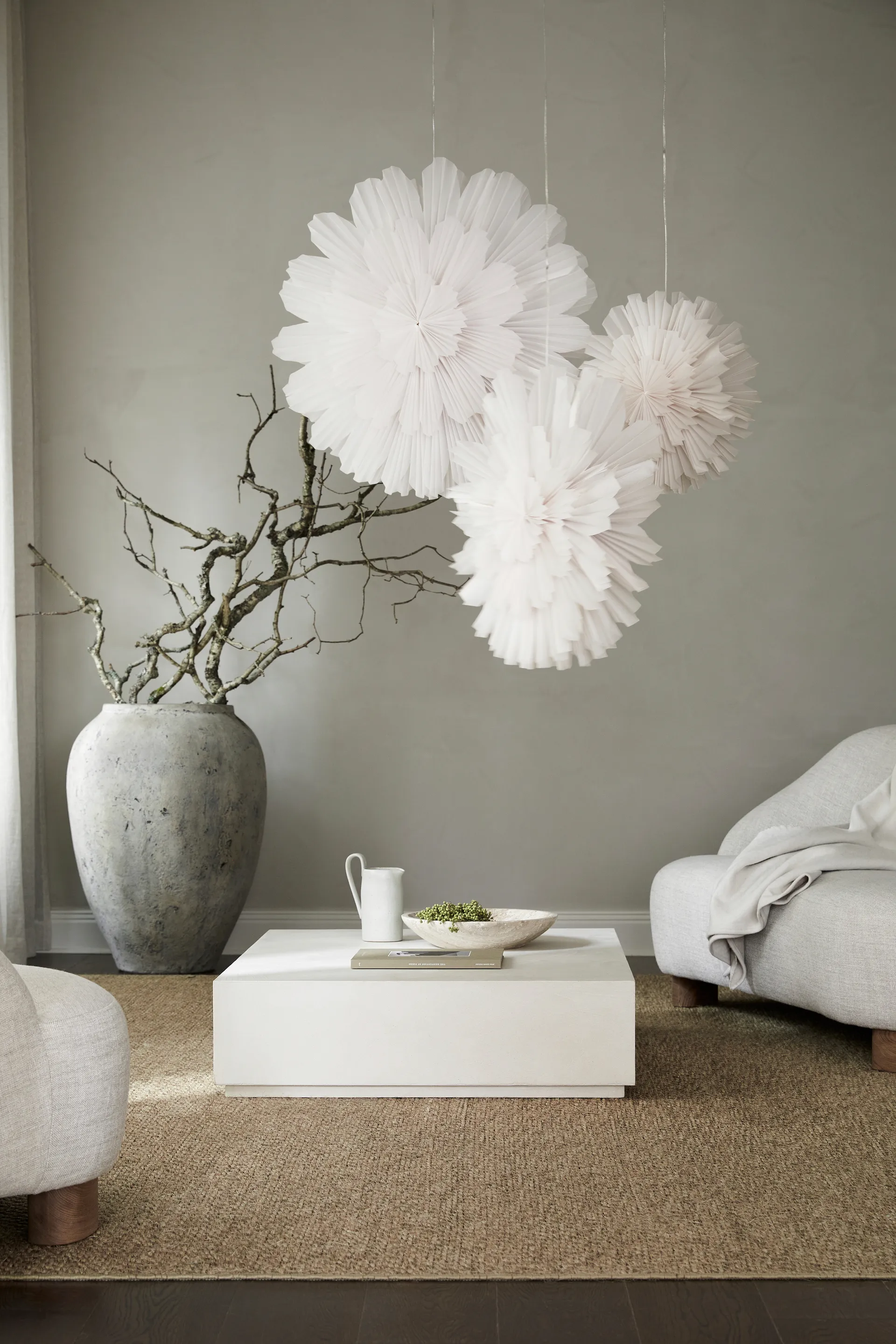 Estrella de Adviento Snöblomma, Ø80 cm Watt & Veke