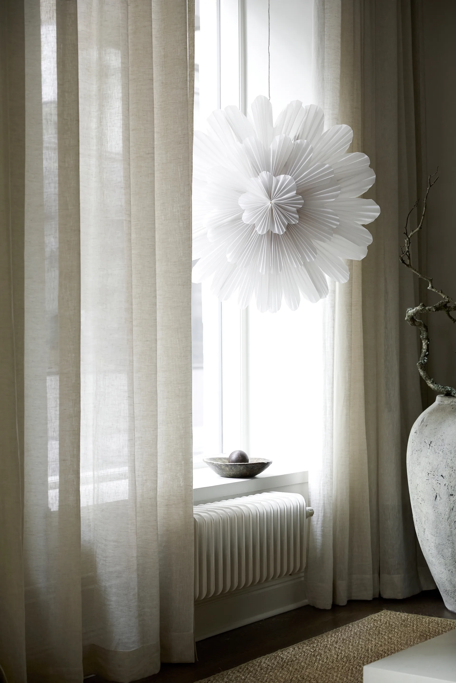 Estrella de Adviento Snöblomma, Ø80 cm Watt & Veke