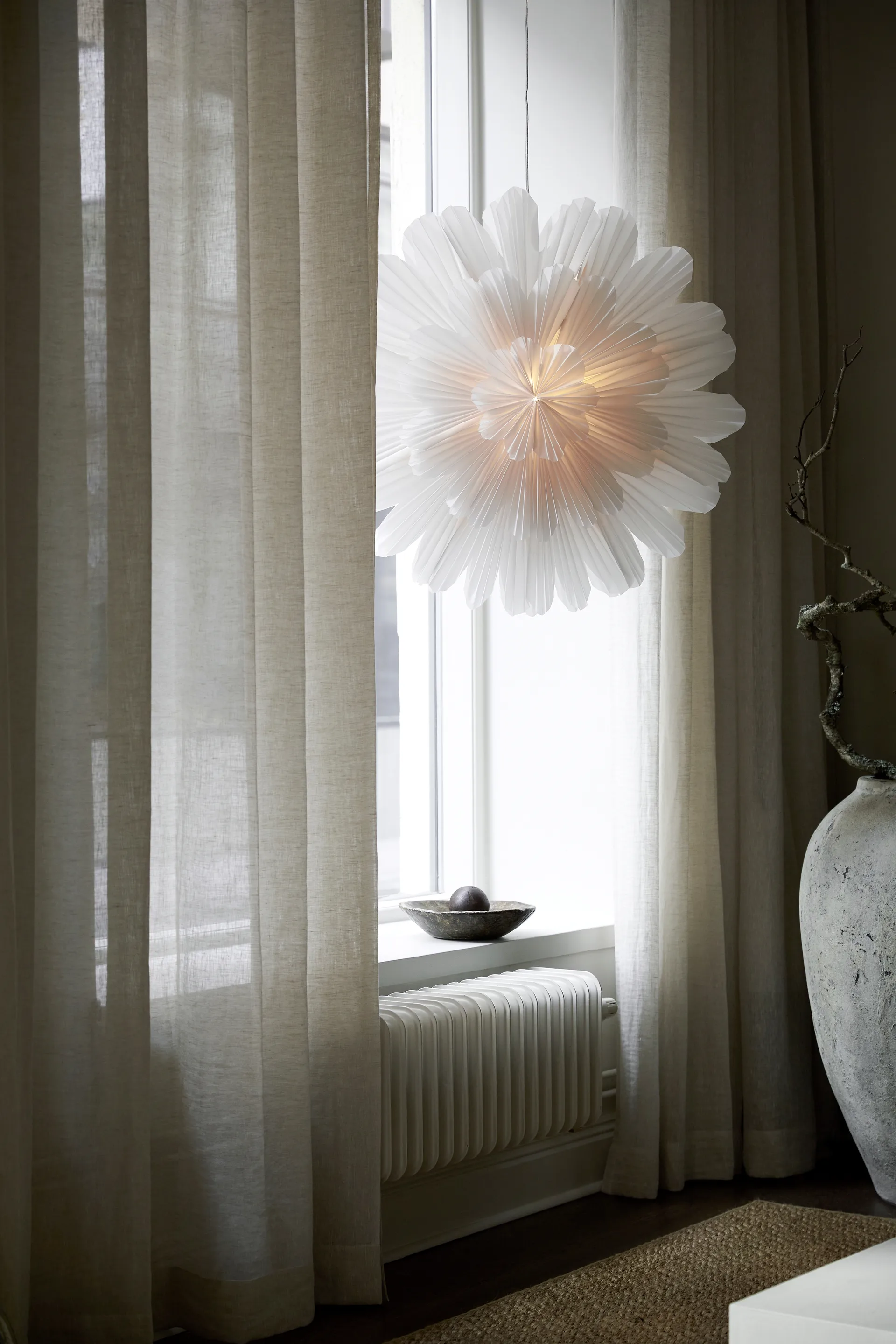 Estrella de Adviento Snöblomma, Ø80 cm Watt & Veke