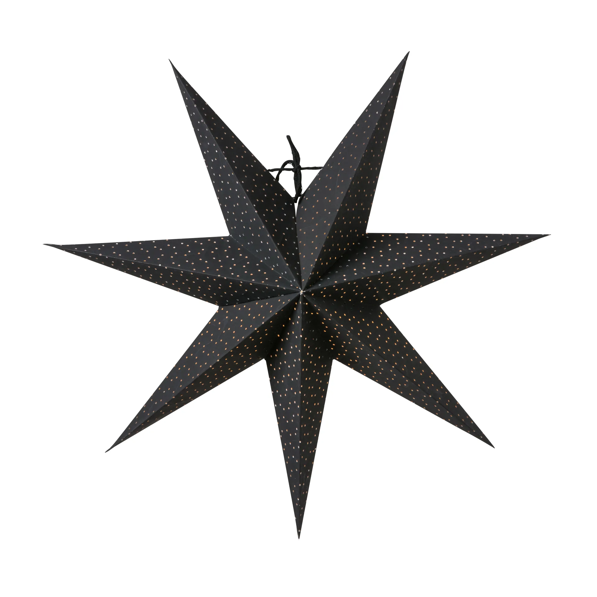 Estrella de navidad Aino negro, 44 cm Watt & Veke