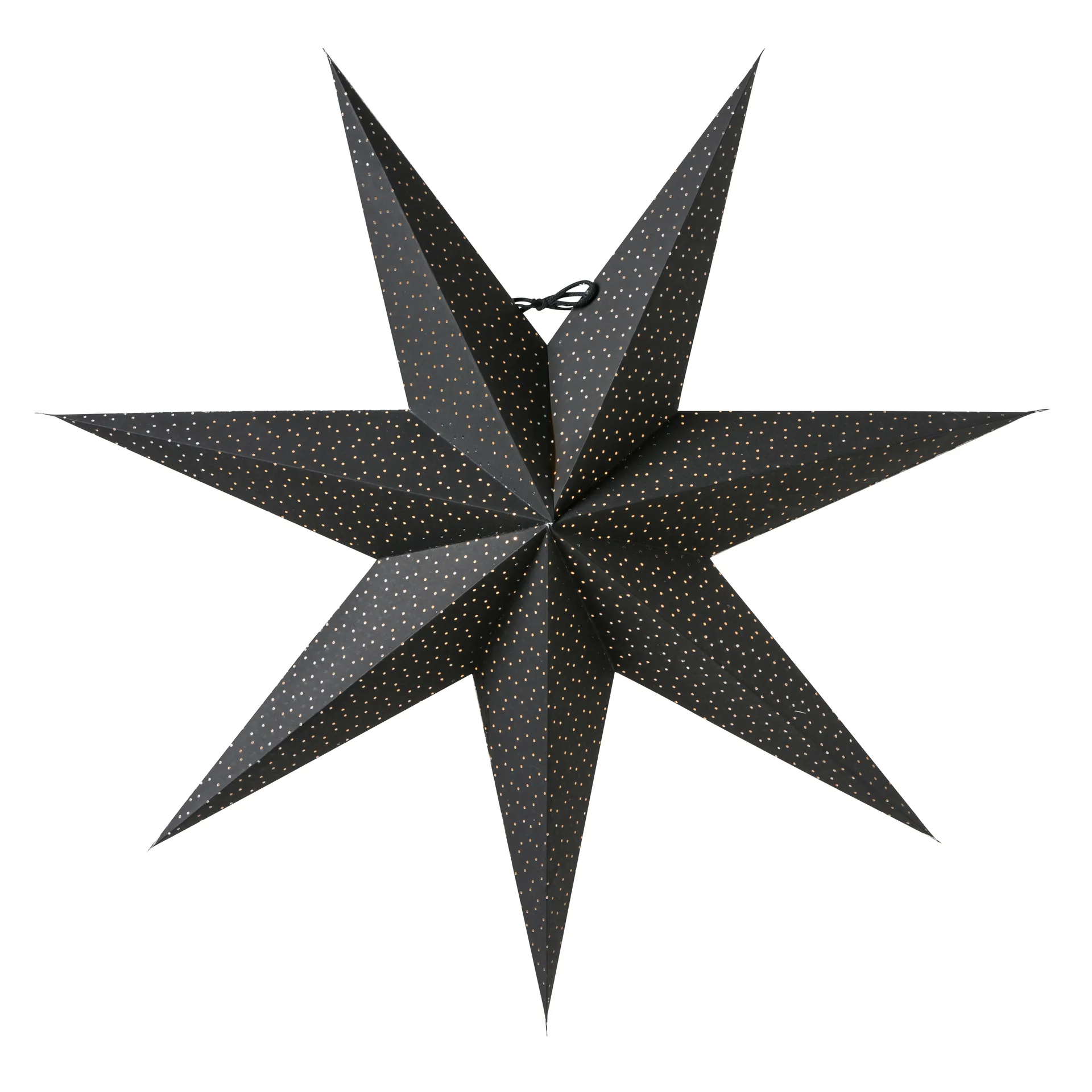 Estrella de navidad Aino negro, 60 cm Watt & Veke