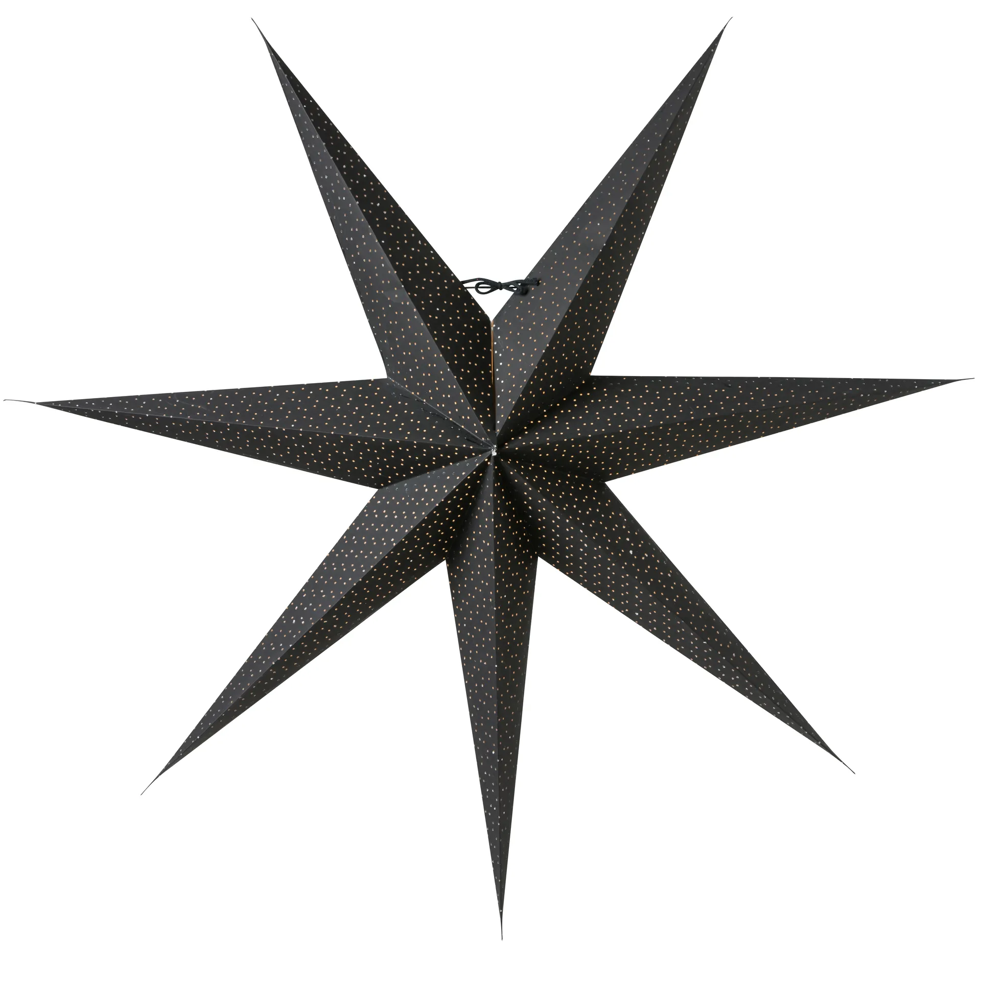 Estrella de navidad Aino negro, 80 cm Watt & Veke