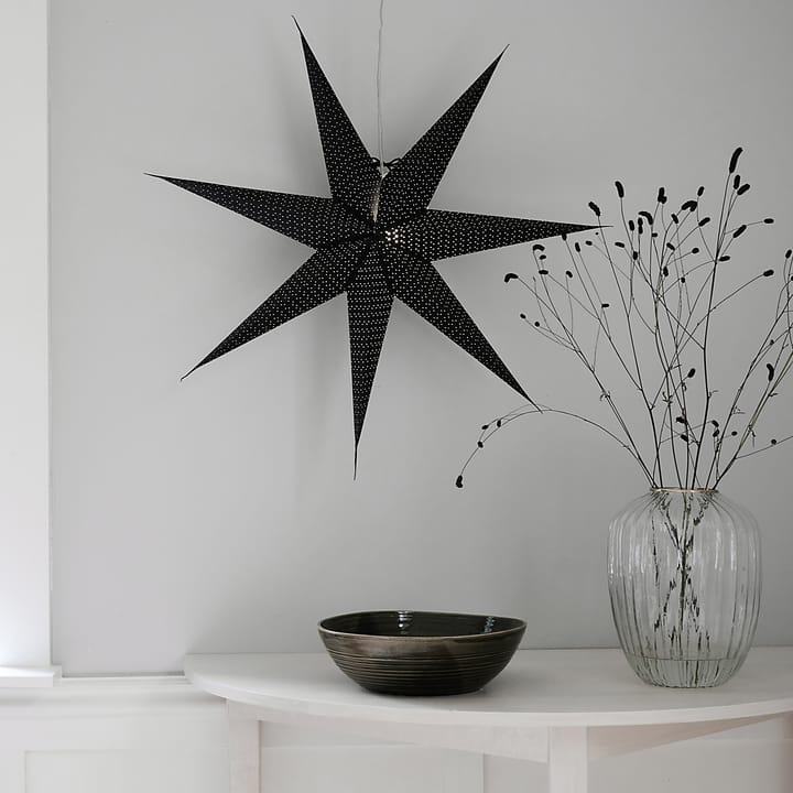 Estrella de navidad Aino negro - 80 cm - Watt & Veke