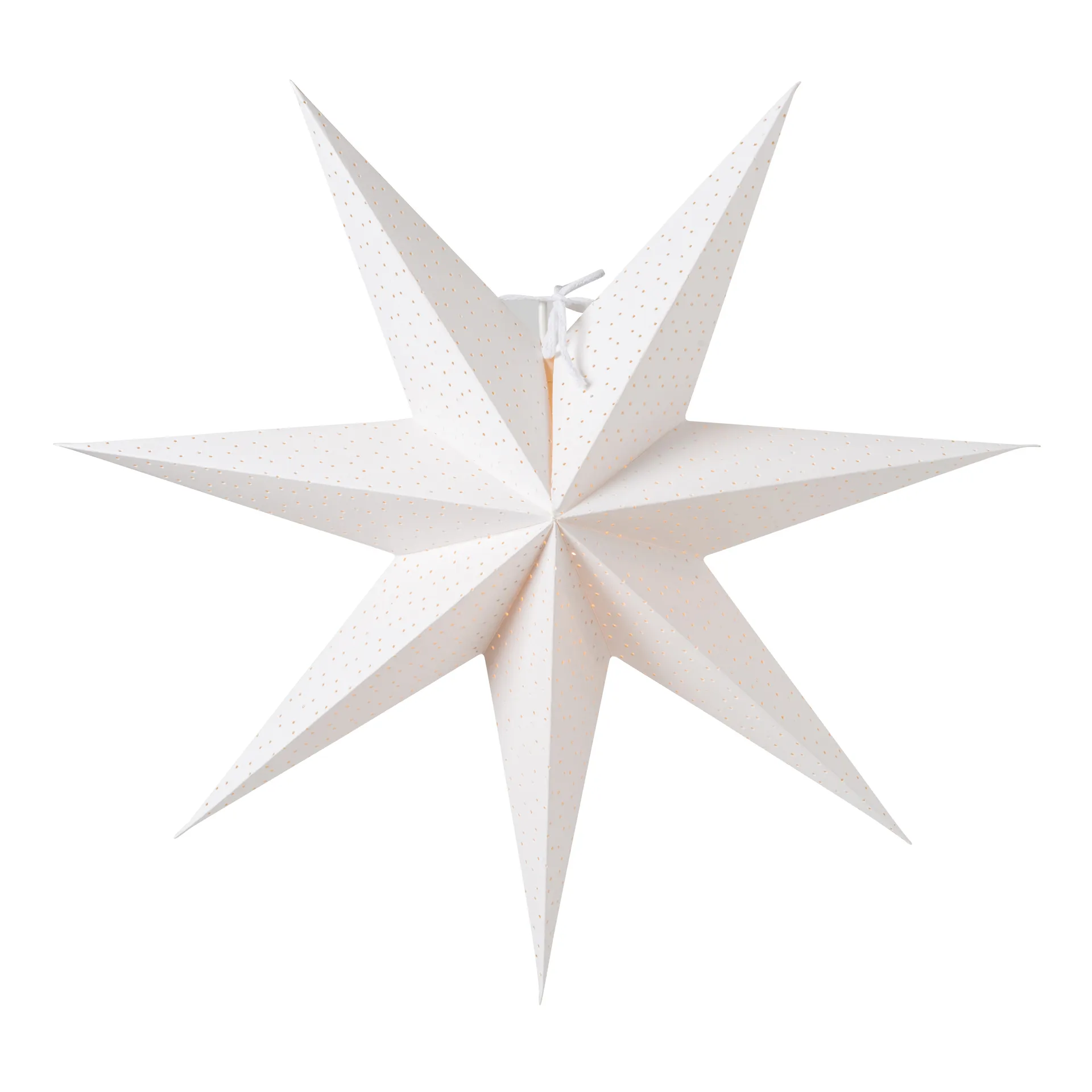 Estrella de Navidad Aino Slim, blanco, 44 cm Watt & Veke