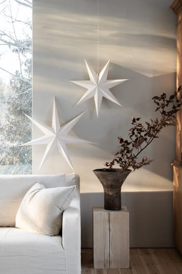 Estrella de Navidad Aino Slim, blanco - 44 cm - Watt & Veke