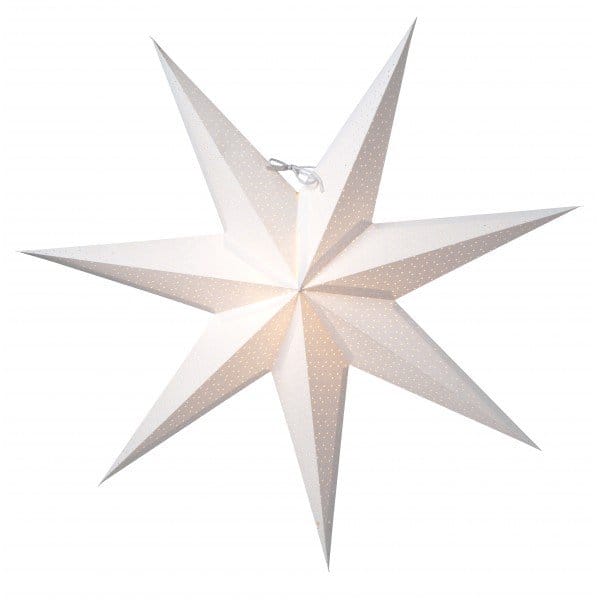 Estrella de Navidad Aino Slim, blanco - 60 cm - Watt & Veke