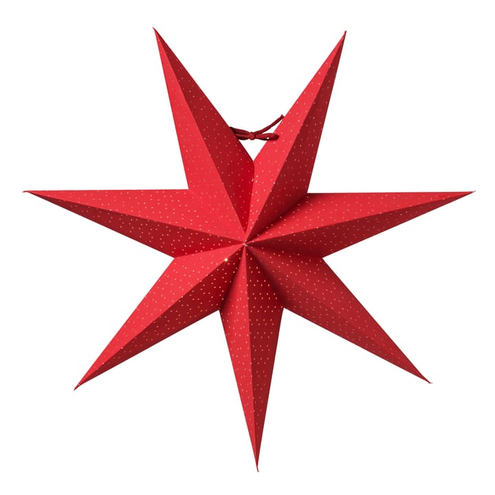Estrella de navidad Aino slim rojo - 44 cm - Watt & Veke