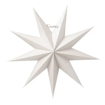 Estrella de navidad Boris 50 cm - gris claro - Watt & Veke