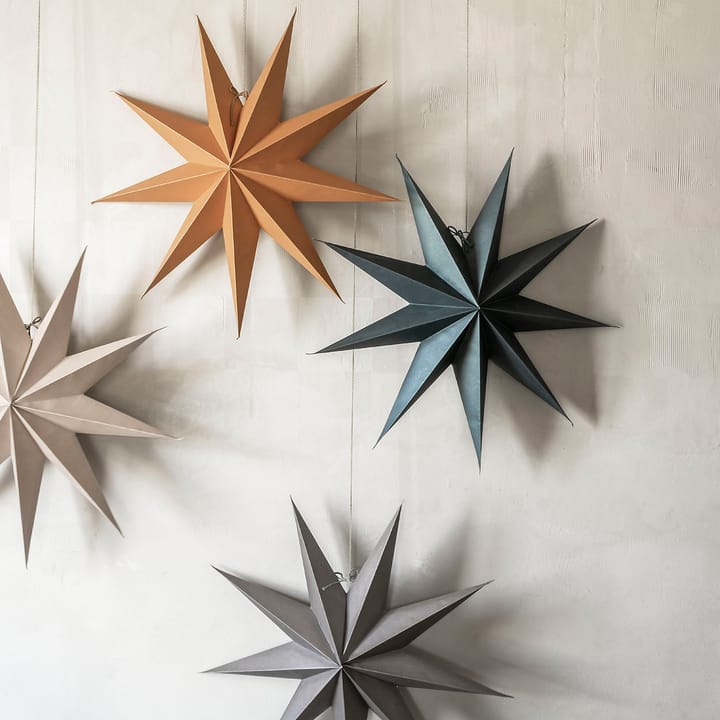 Estrella de navidad Boris 70 cm, Petróleo Watt & Veke