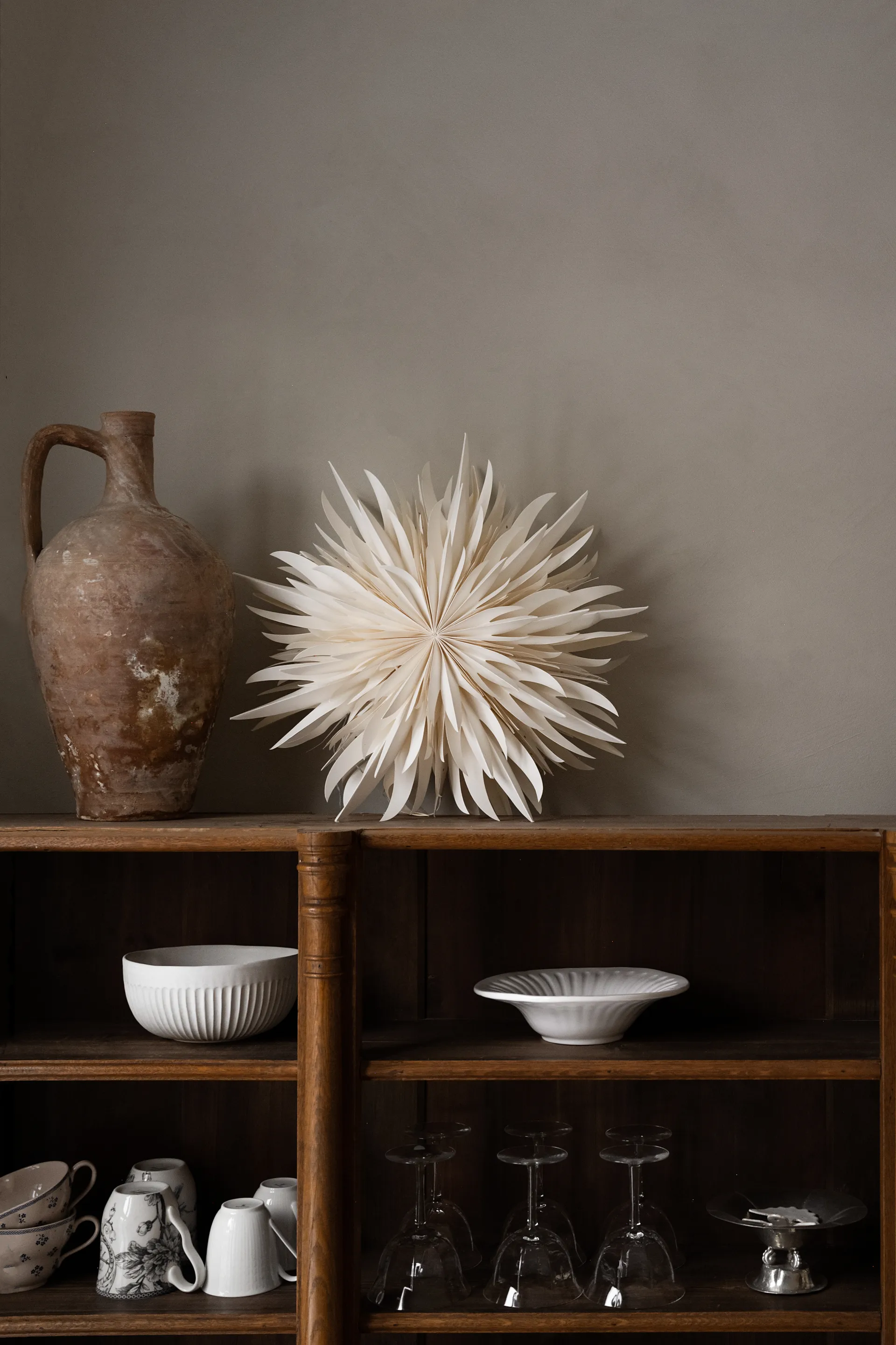 Estrella de navidad Eldig Ø52 cm, blanco Watt & Veke