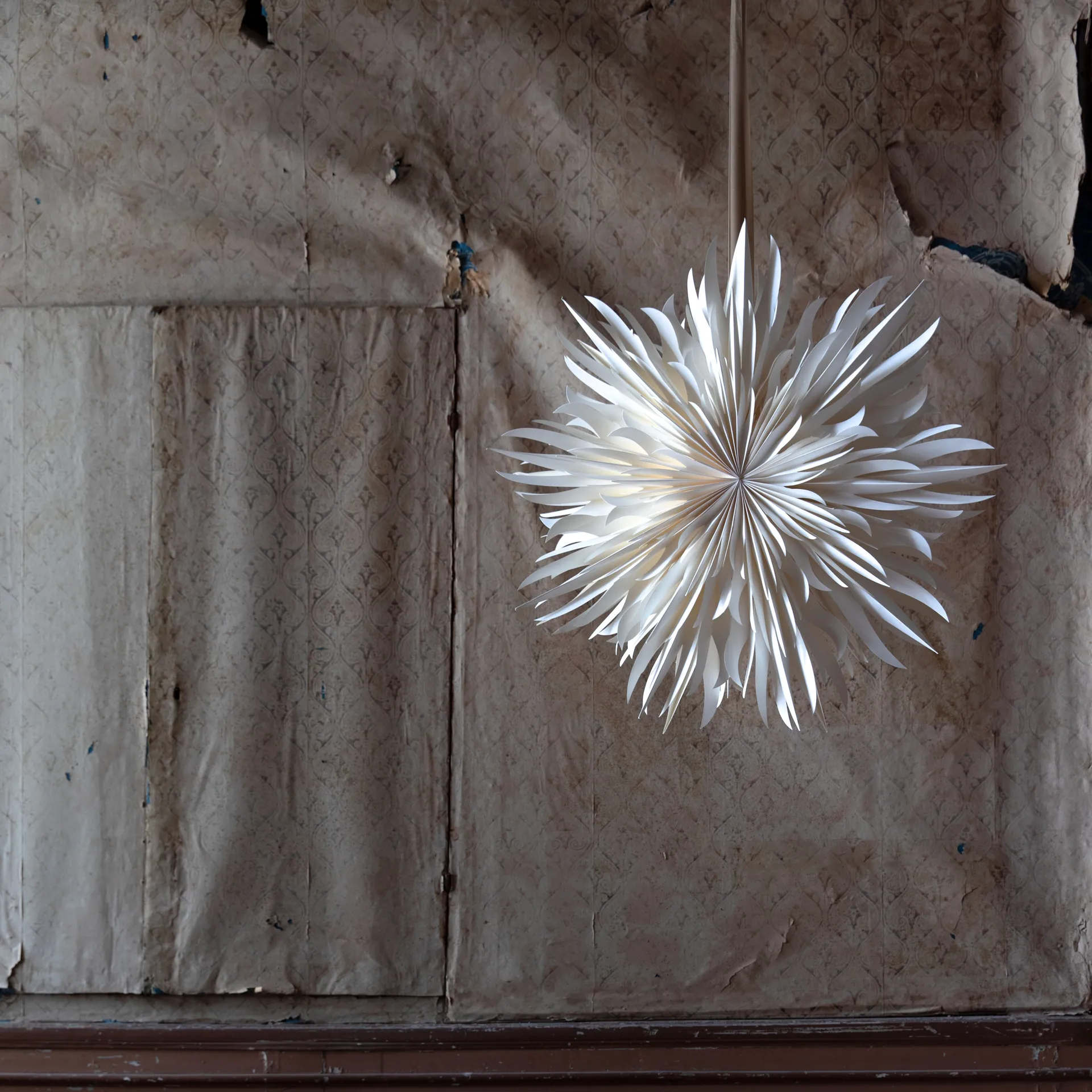 Estrella de navidad Eldig Ø70 cm, blanco Watt & Veke