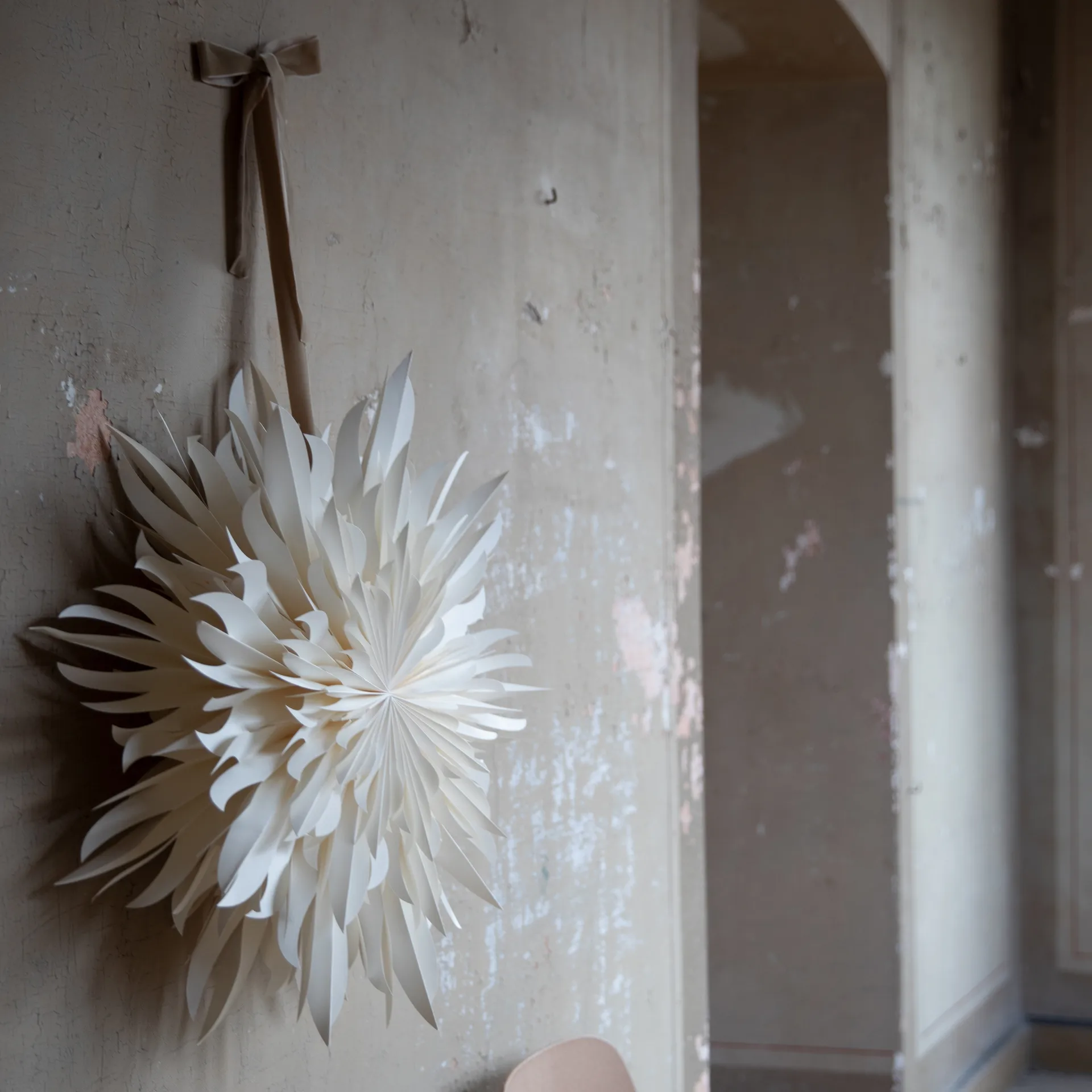 Estrella de navidad Eldig Ø70 cm, blanco Watt & Veke