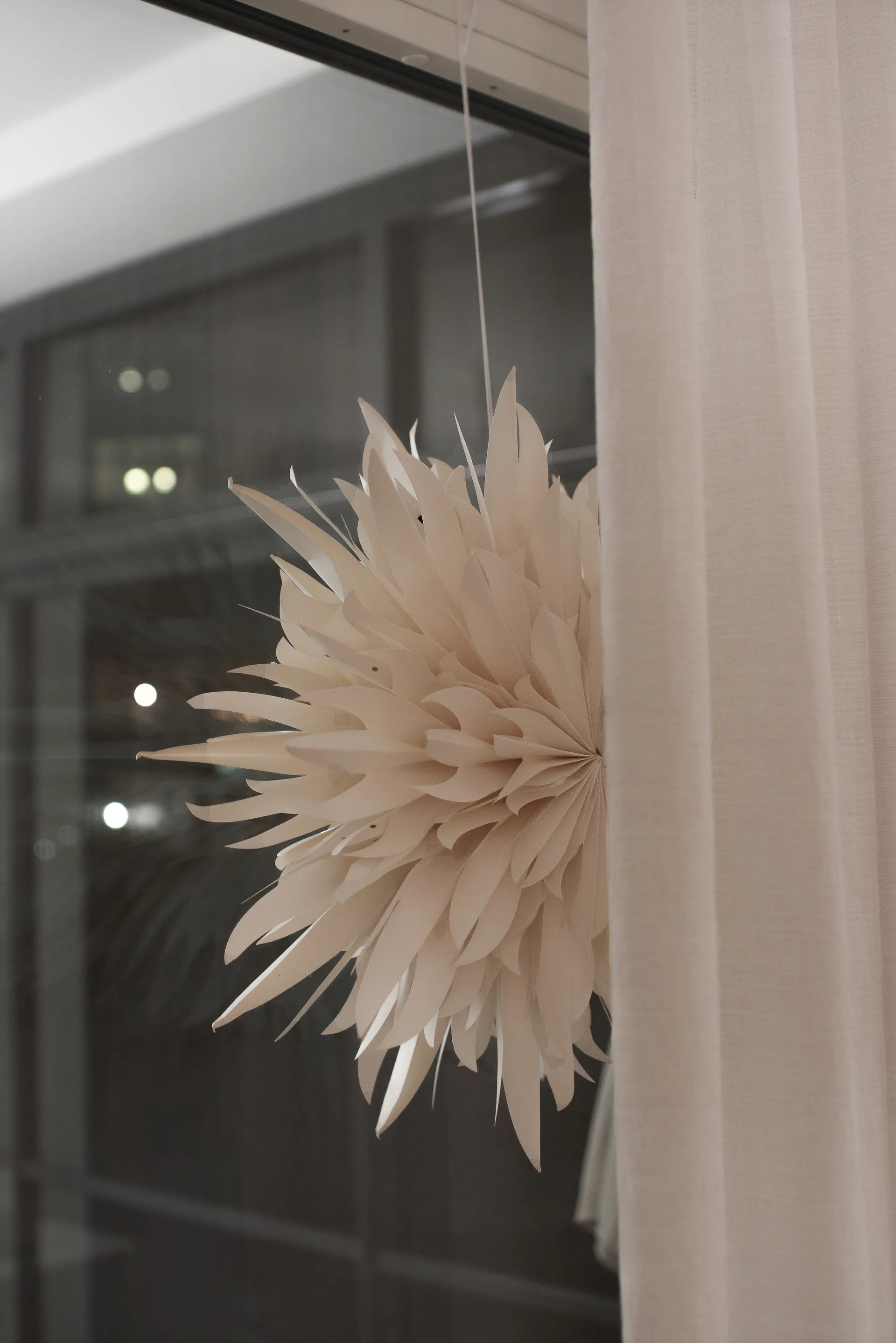 Estrella de navidad Eldig Ø70 cm, blanco Watt & Veke