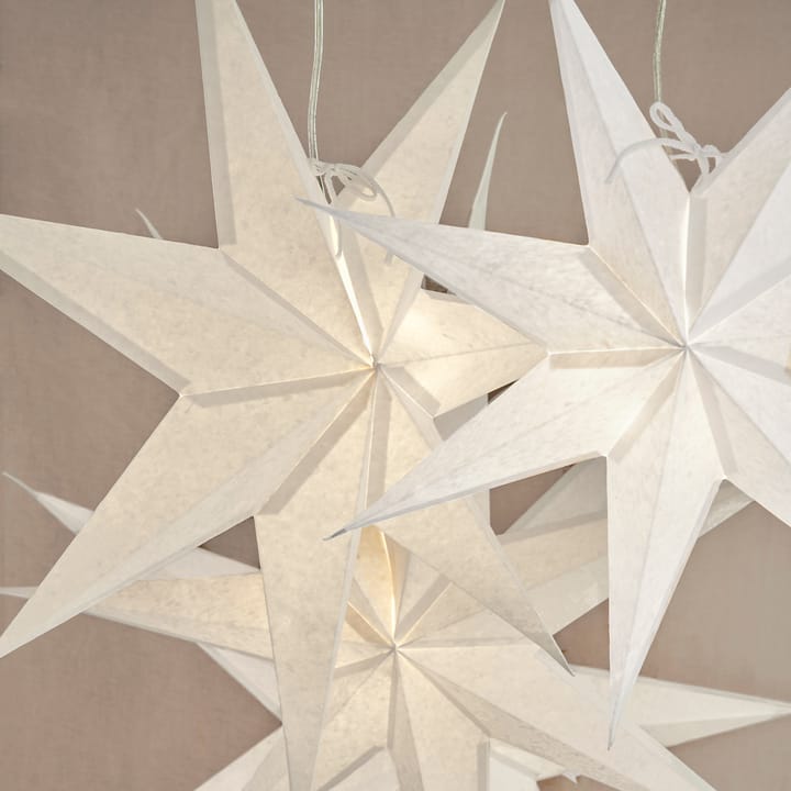 Estrella de navidad Greta blanco, 44 cm Watt & Veke