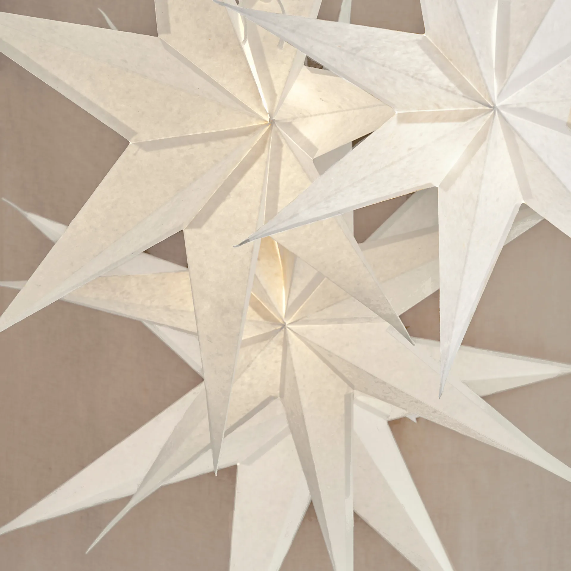 Estrella de navidad Greta blanco, 80 cm Watt & Veke