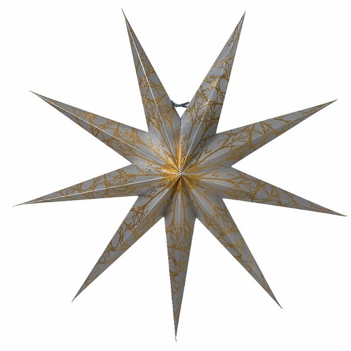 Estrella de Navidad Iris Slim 80 cm, plata-oro Watt & Veke