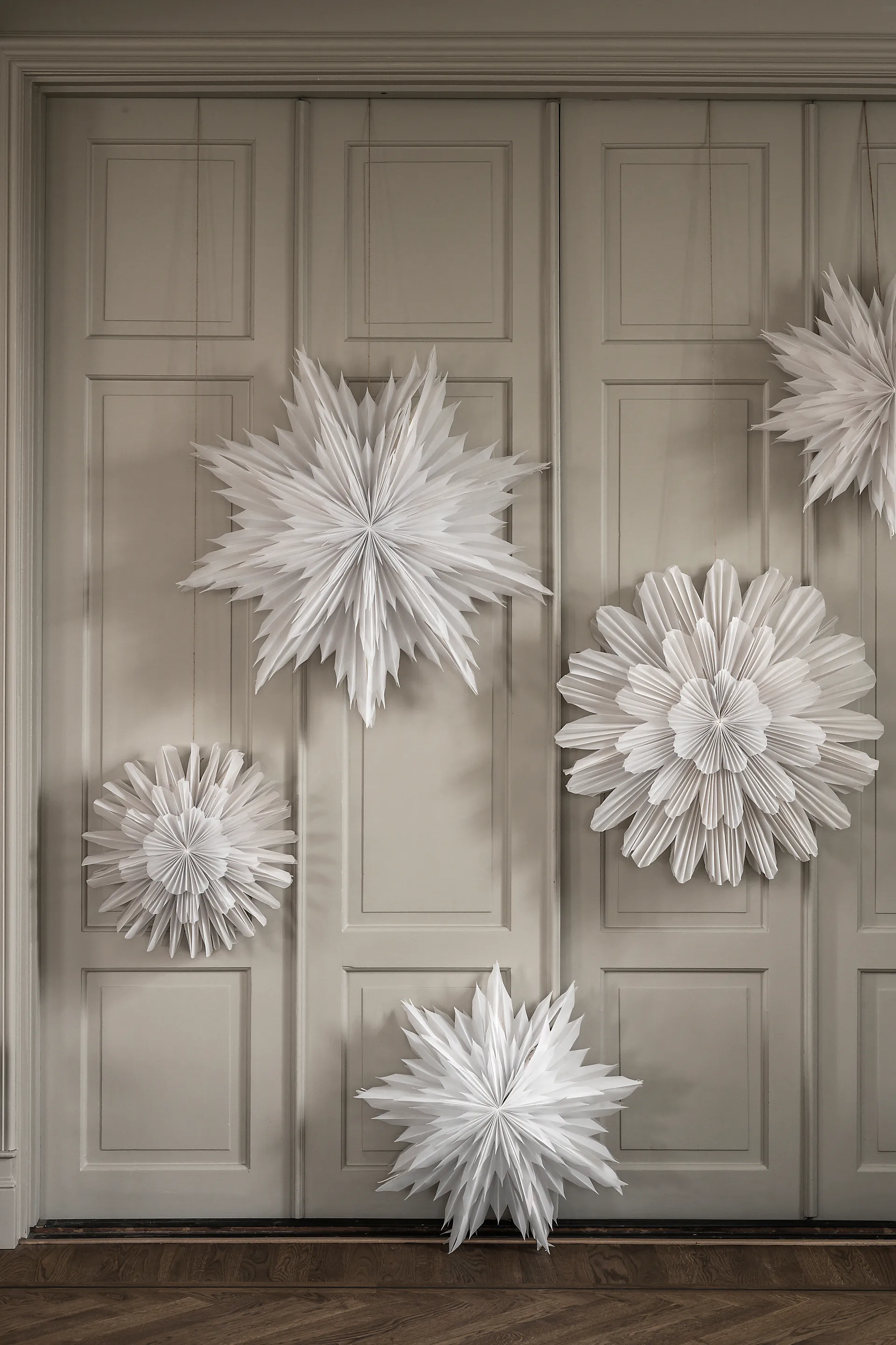 Estrella de navidad Oslo Ø60 cm, blanco Watt & Veke