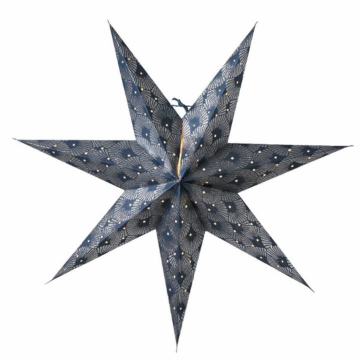 Estrella de Navidad Silvia 60 cm - azul-plata - Watt & Veke