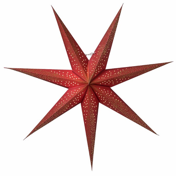 Estrella de Navidad Skina, rojo-oro Watt & Veke