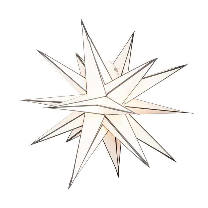 Estrella de Navidad Sputnik Ø60 cm, blanco-negro Watt & Veke