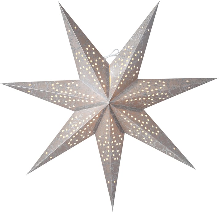 Estrella Navidad Ludwig plata-plata, Ø 60 cm Watt & Veke