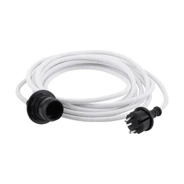 Kit de cableadoOutdoor - Blanco, 500 cm, E27 - Watt & Veke