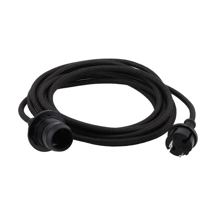 Kit de cableadoOutdoor - Negro, 500 cm, E27 - Watt & Veke