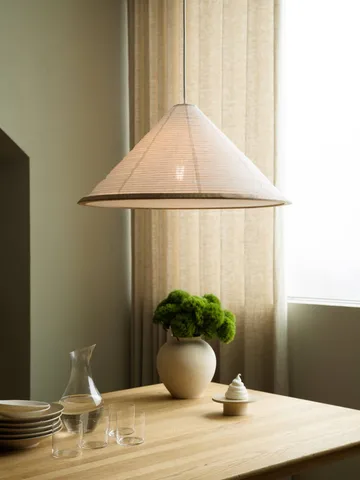 Lámpara colgante Shiro - White, Ø60x29 cm - Watt & Veke