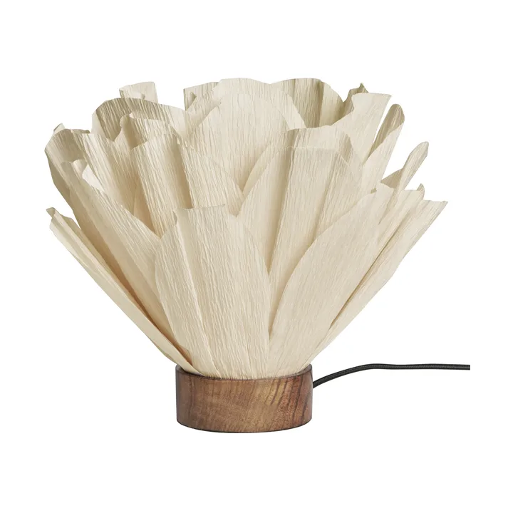 Lámpara de mesa Lisa - Blanco, Ø28x23 cm - Watt & Veke