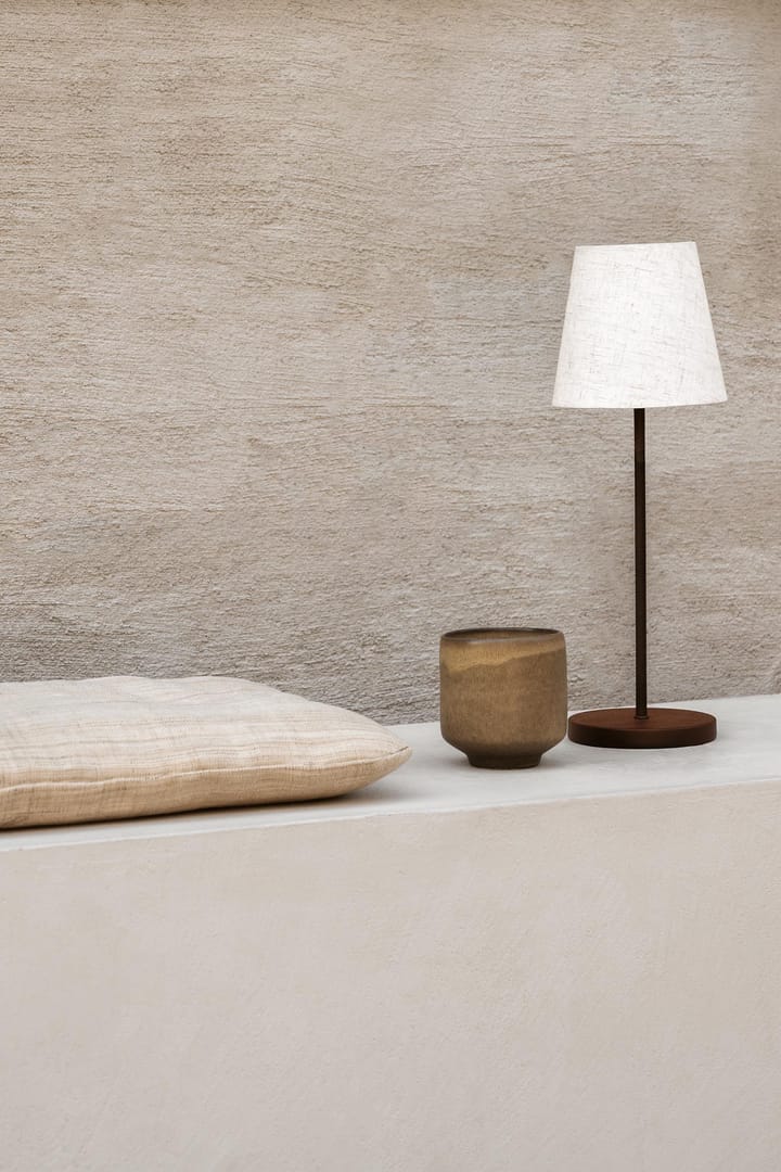 Lámpara de mesa portátil Tyra Ø14 cm, Coffee Watt & Veke