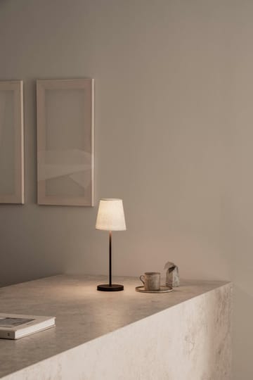 Lámpara de mesa portátil Tyra Ø14 cm - Coffee - Watt & Veke