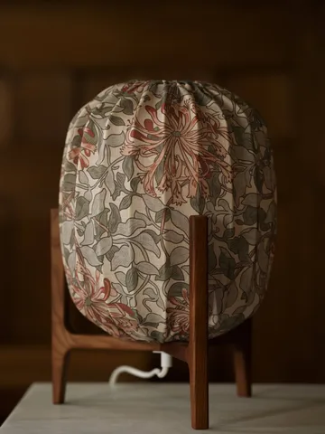 Lámpara de mesa Prisma - Dark ash-Honeysuckle beige, Ø27x42 cm - Watt & Veke