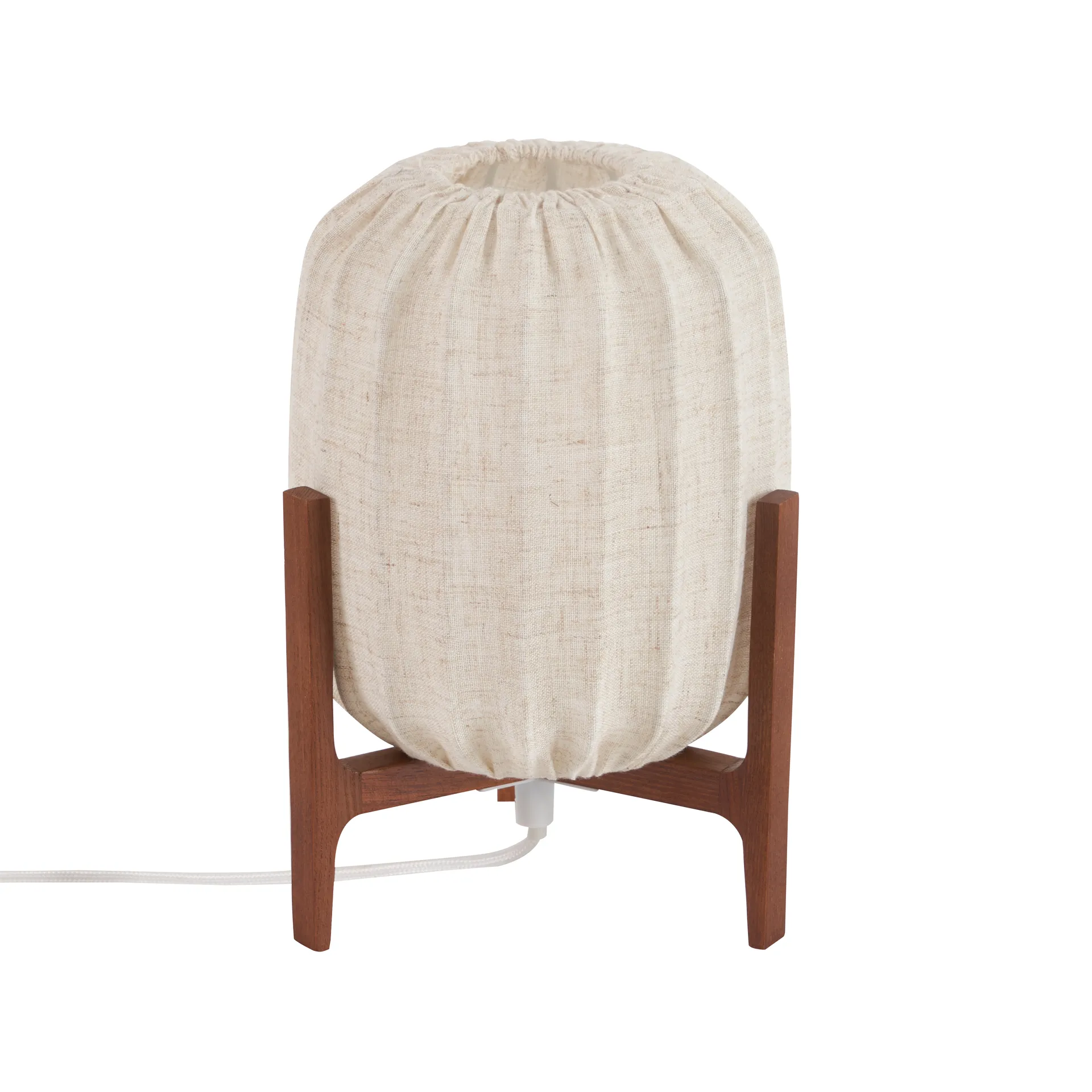 Lámpara de mesa Prisma, Dark ash-Natural, Mini Ø16 x 24,3 cm Watt & Veke