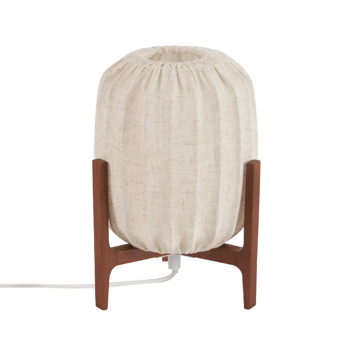 Lámpara de mesa Prisma - Dark ash-Natural, Mini Ø16 x 24,3 cm - Watt & Veke