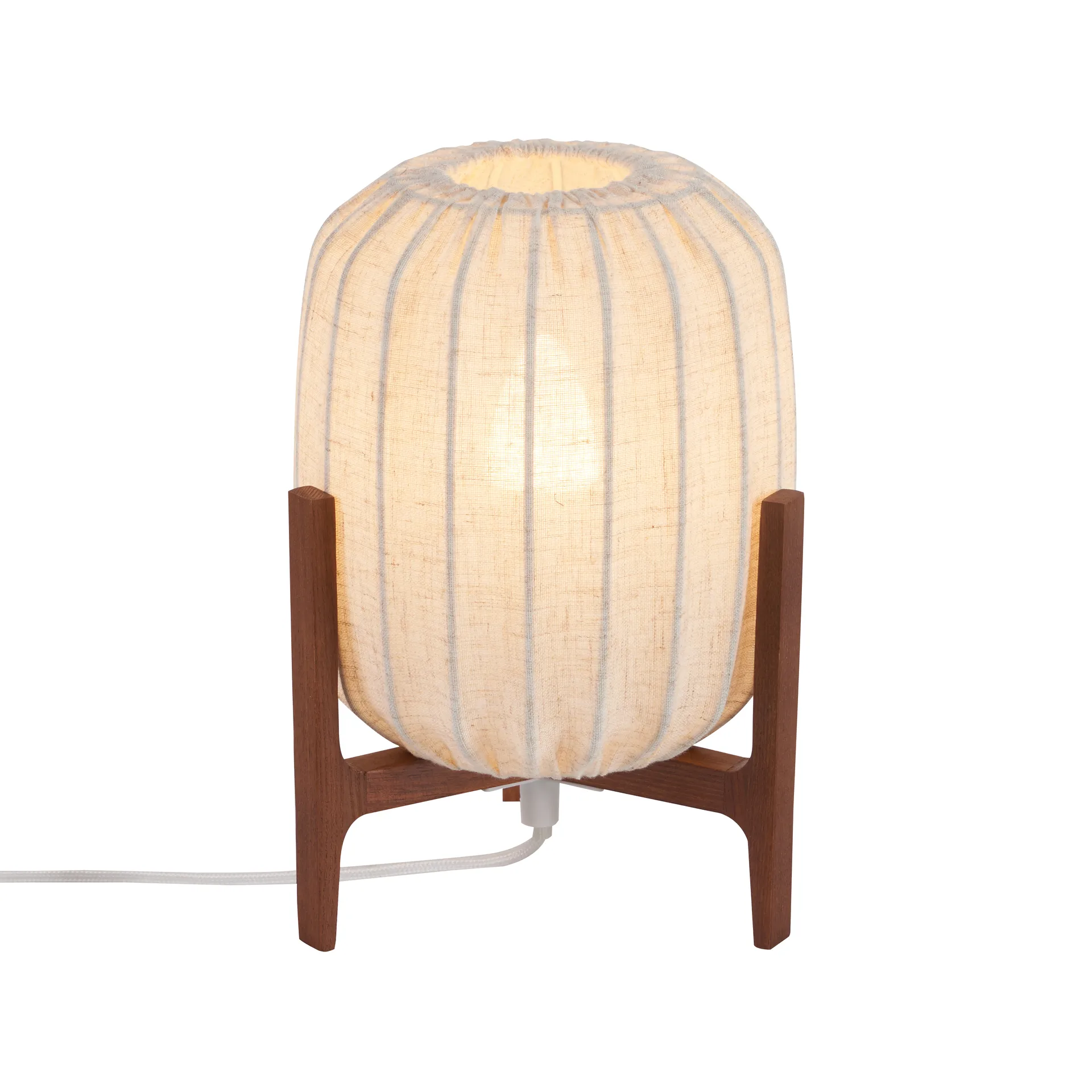 Lámpara de mesa Prisma, Dark ash-Natural, Mini Ø16 x 24,3 cm Watt & Veke