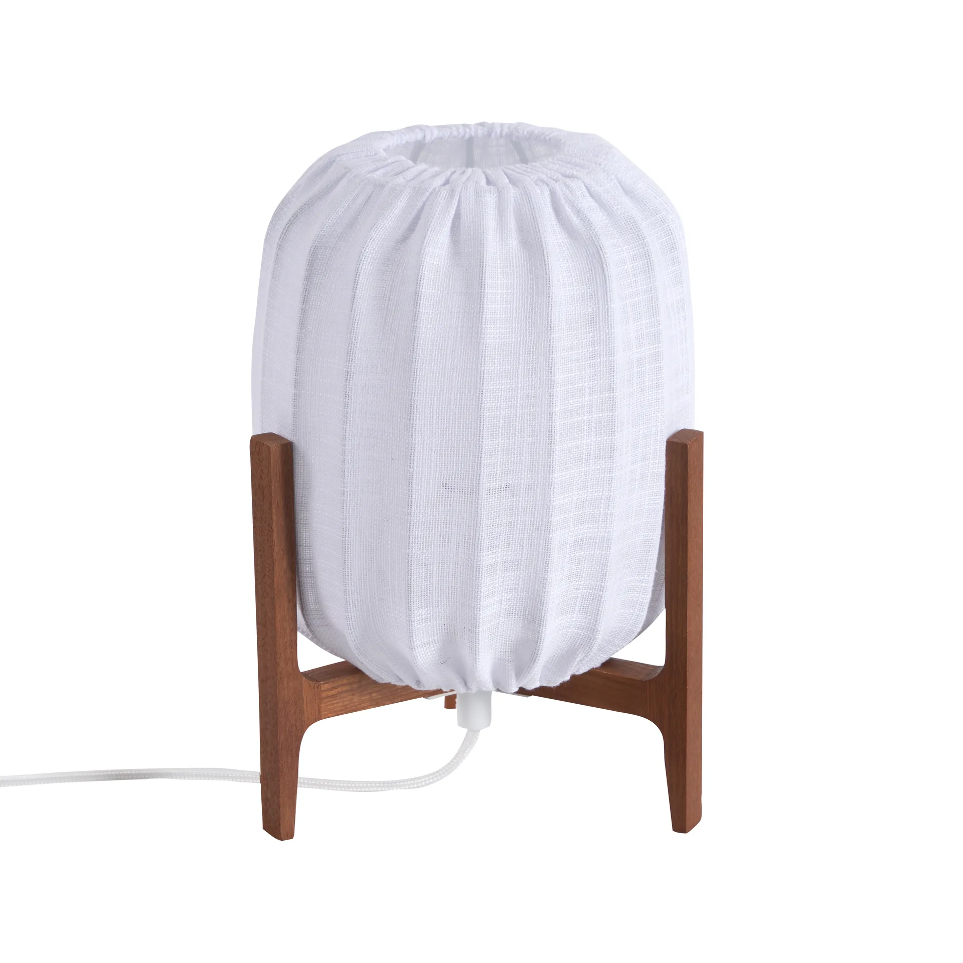 Lámpara de mesa Prisma, Dark ash-White, Mini Ø16 x 24,3 cm Watt & Veke