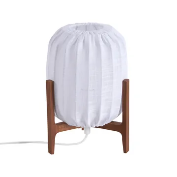 Lámpara de mesa Prisma - Dark ash-White, Mini Ø16 x 24,3 cm - Watt & Veke